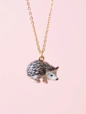 NIB Camp Hollow Hedgehog Necklace
